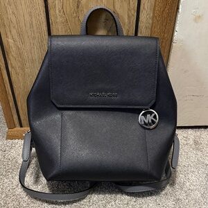 Michael Kors Charcoal Gray Backpack
